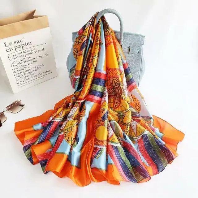 Fashion Silk Scarf Shawl