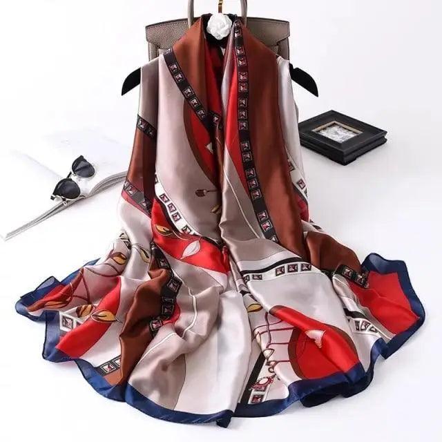 Fashion Silk Scarf Shawl