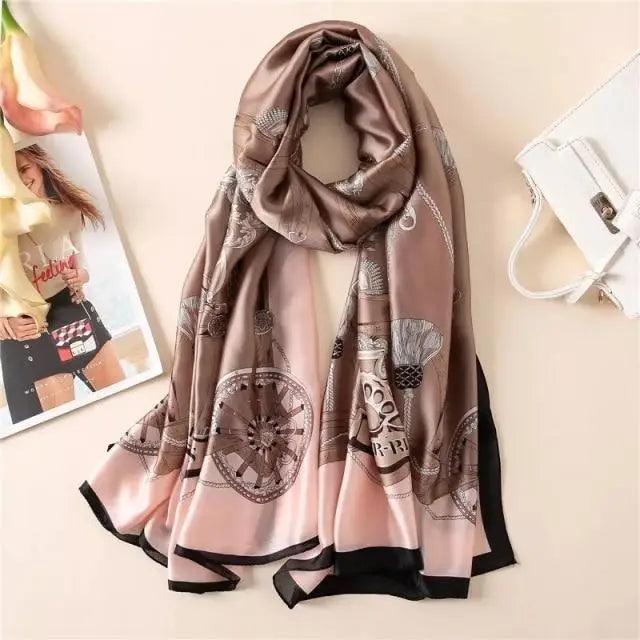 Fashion Silk Scarf Shawl