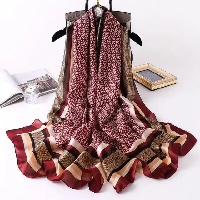 Fashion Silk Scarf Shawl