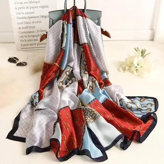 Fashion Silk Scarf Shawl