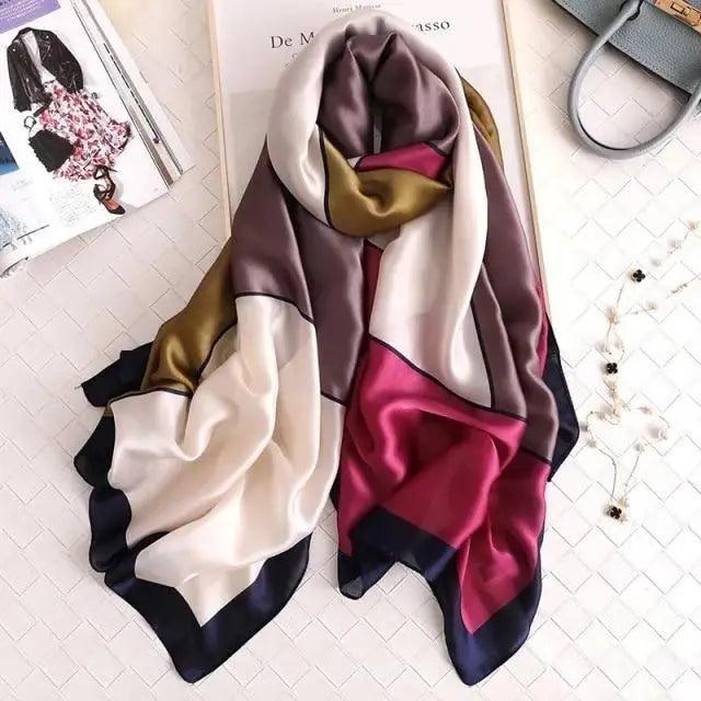 Fashion Silk Scarf Shawl