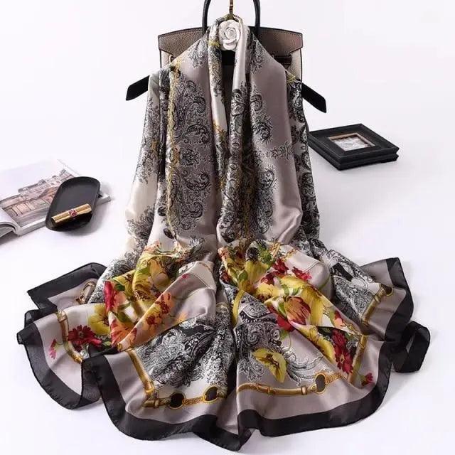Fashion Silk Scarf Shawl