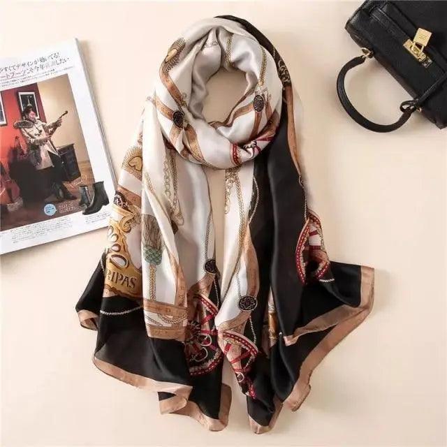 Fashion Silk Scarf Shawl