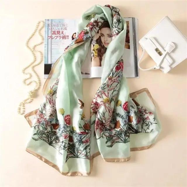 Fashion Silk Scarf Shawl