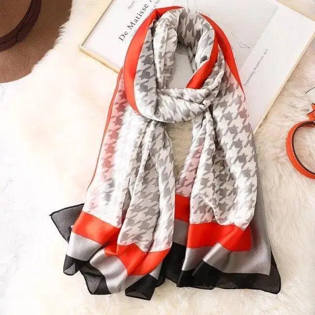 Fashion Silk Scarf Shawl