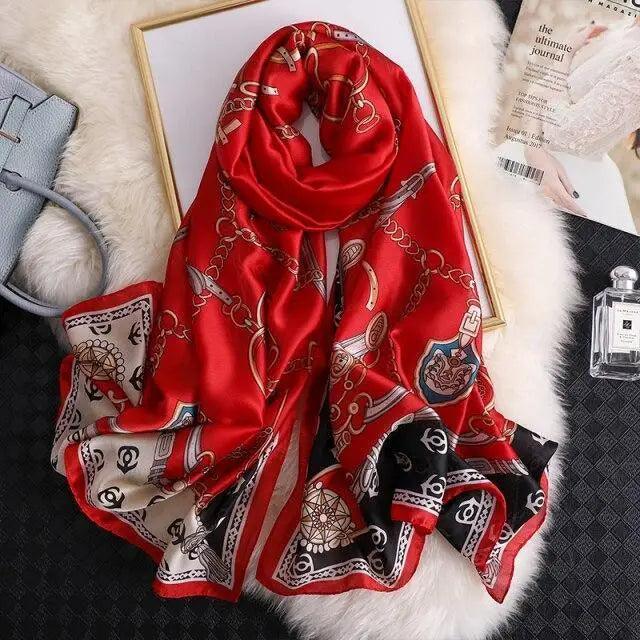 Fashion Silk Scarf Shawl