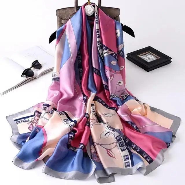 Fashion Silk Scarf Shawl