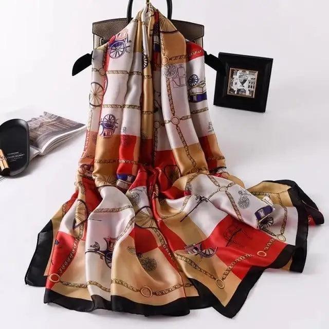 Fashion Silk Scarf Shawl
