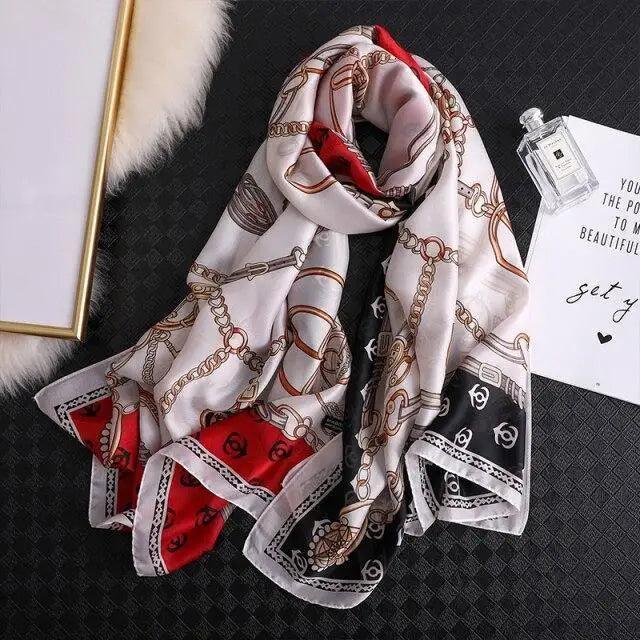 Fashion Silk Scarf Shawl