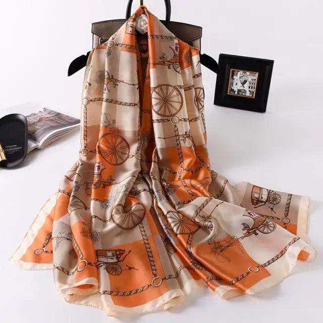 Fashion Silk Scarf Shawl