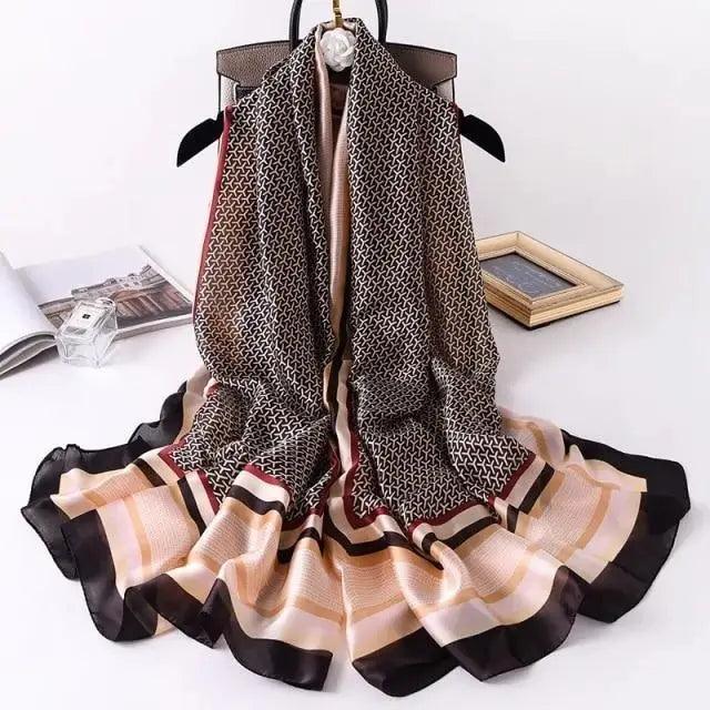 Fashion Silk Scarf Shawl