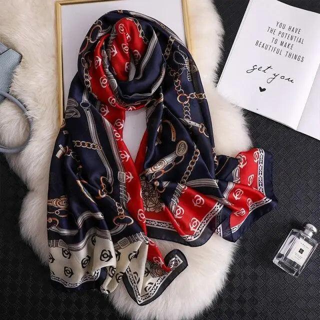 Fashion Silk Scarf Shawl