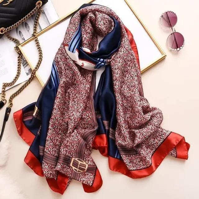 Fashion Silk Scarf Shawl