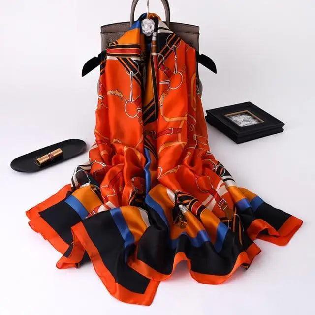 Fashion Silk Scarf Shawl