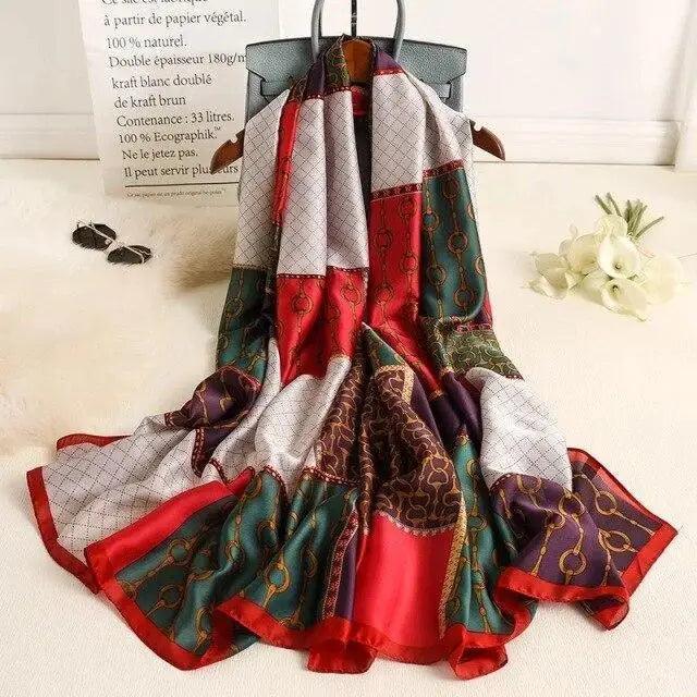 Fashion Silk Scarf Shawl