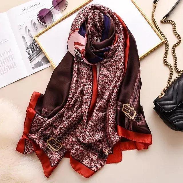 Fashion Silk Scarf Shawl