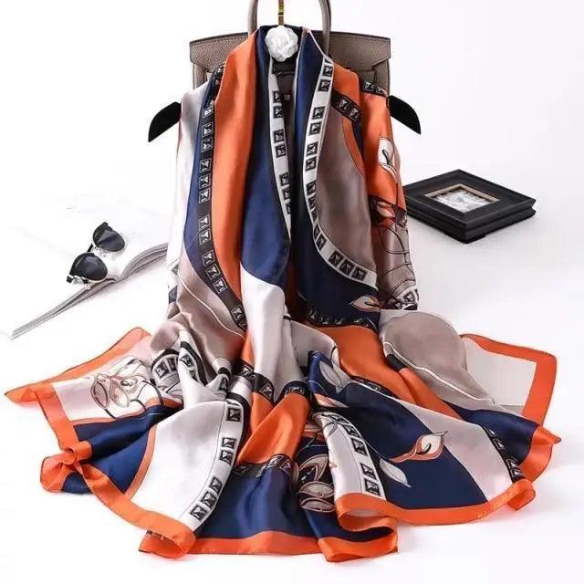 Fashion Silk Scarf Shawl