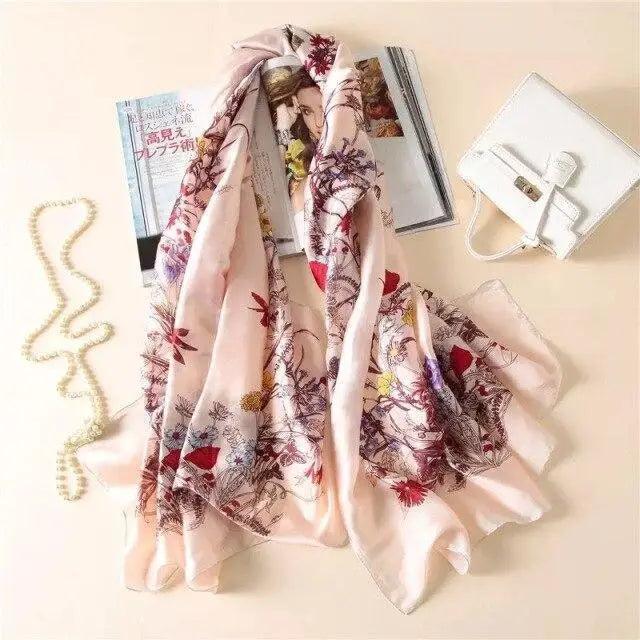 Fashion Silk Scarf Shawl