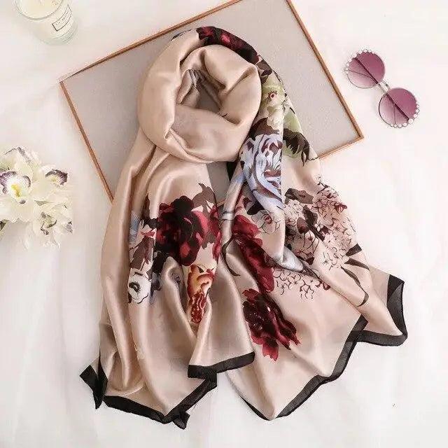Fashion Silk Scarf Shawl