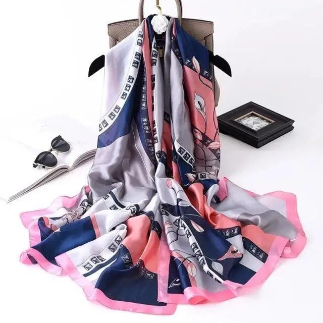 Fashion Silk Scarf Shawl