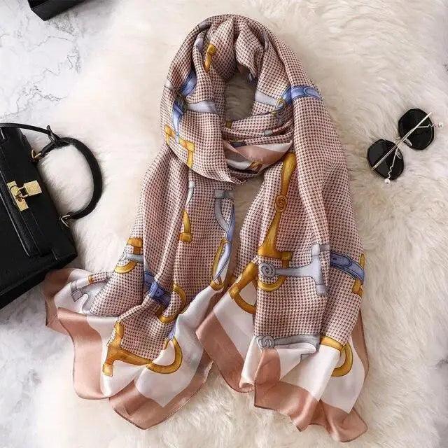 Fashion Silk Scarf Shawl