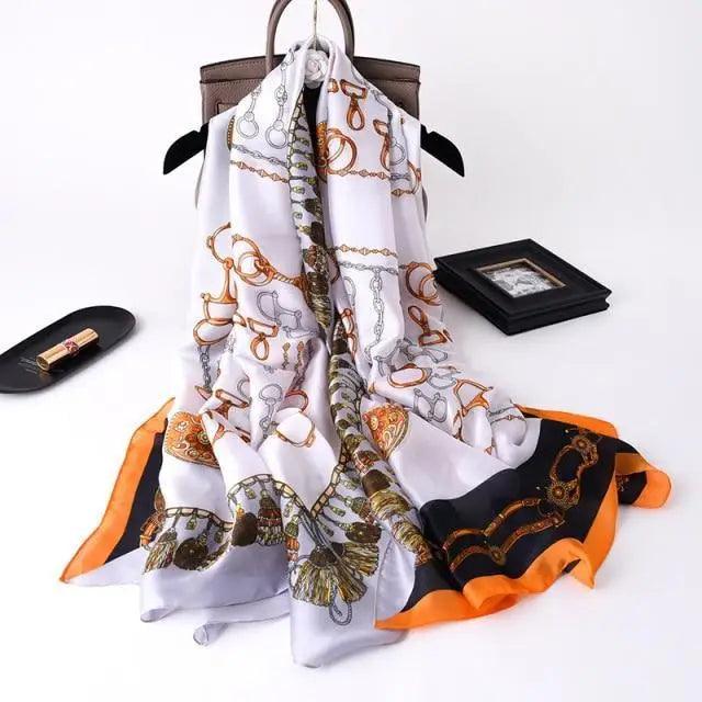Fashion Silk Scarf Shawl