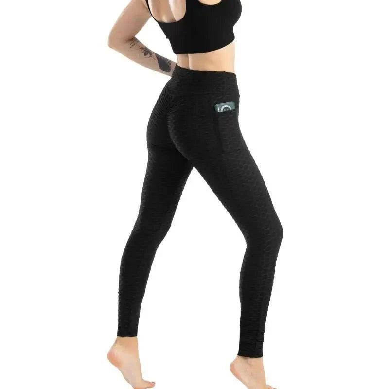 Women Fitness Pocket Push Up Leggings
