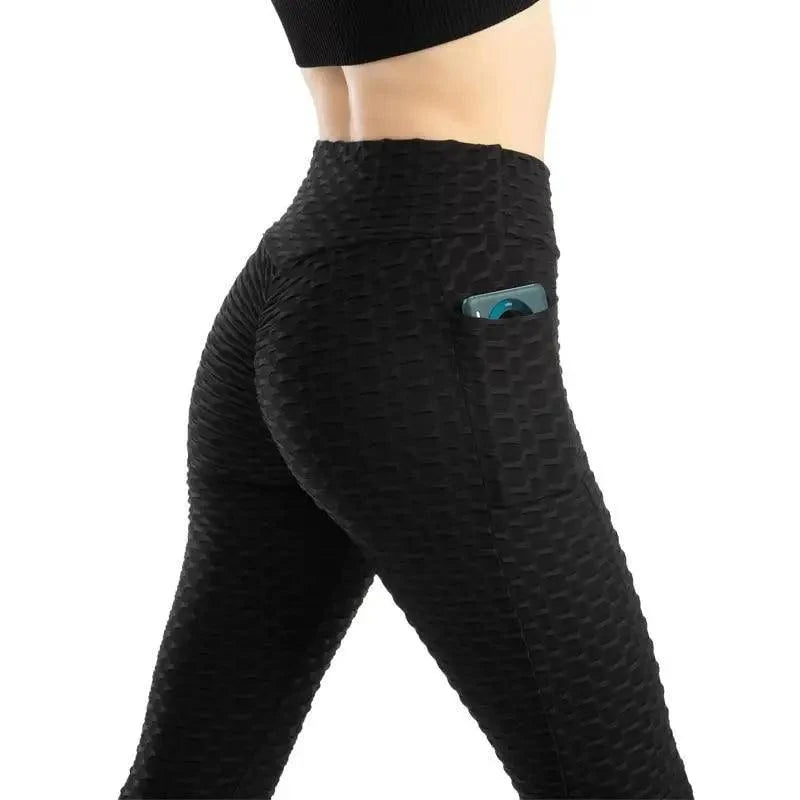 Women Fitness Pocket Push Up Leggings