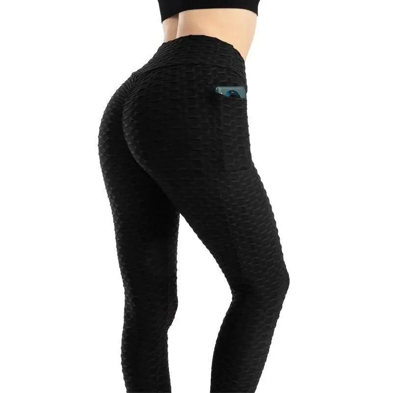 Women Fitness Pocket Push Up Leggings