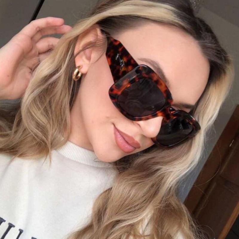 Oversized Leopard Designer Sunglasses