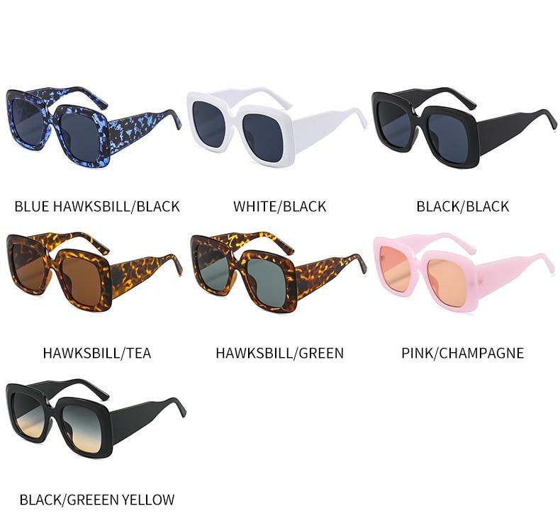 Oversized Leopard Designer Sunglasses