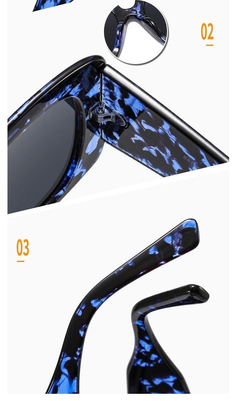 Oversized Leopard Designer Sunglasses