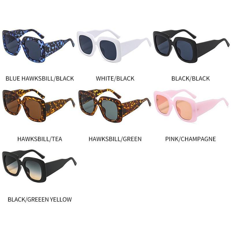 Oversized Leopard Designer Sunglasses