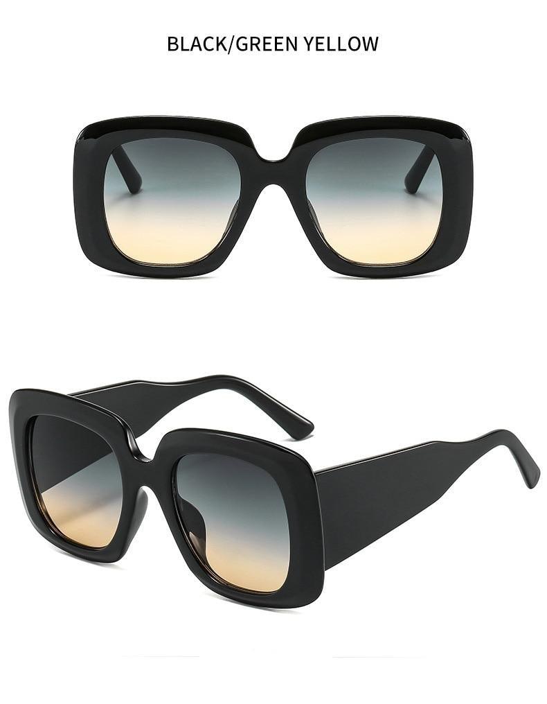 Oversized Leopard Designer Sunglasses