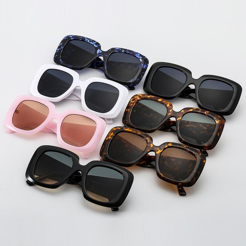 Oversized Leopard Designer Sunglasses