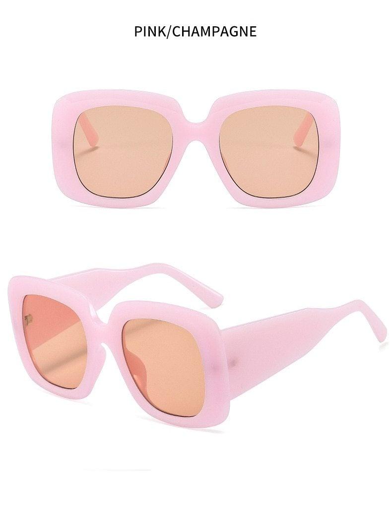 Oversized Leopard Designer Sunglasses