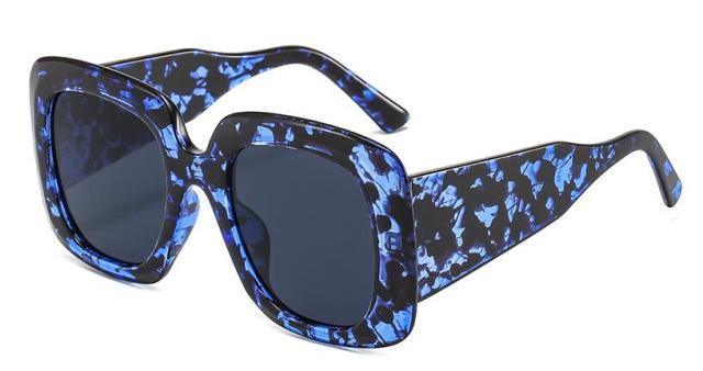 Oversized Leopard Designer Sunglasses