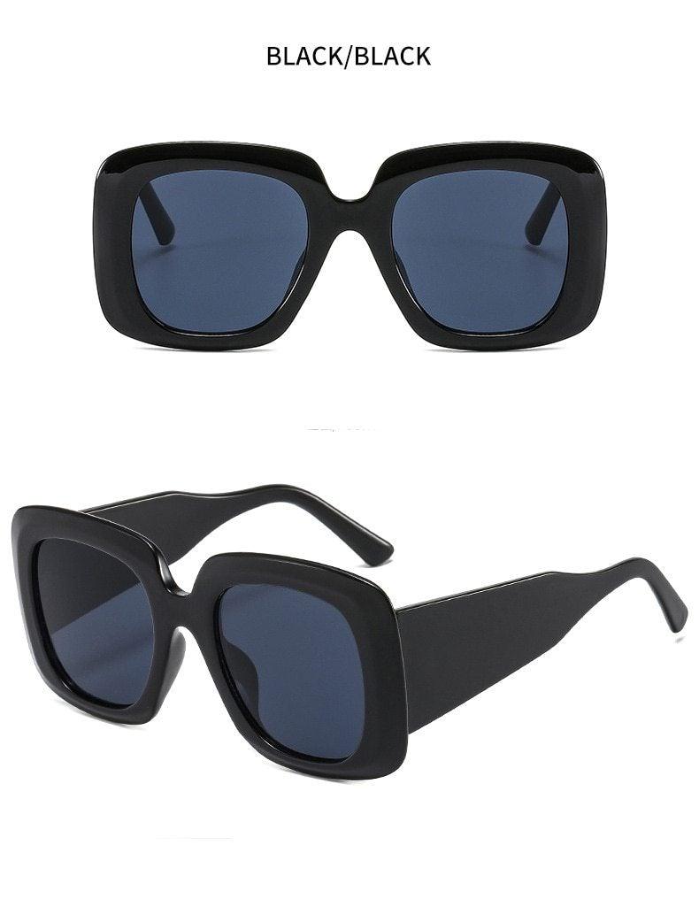Oversized Leopard Designer Sunglasses
