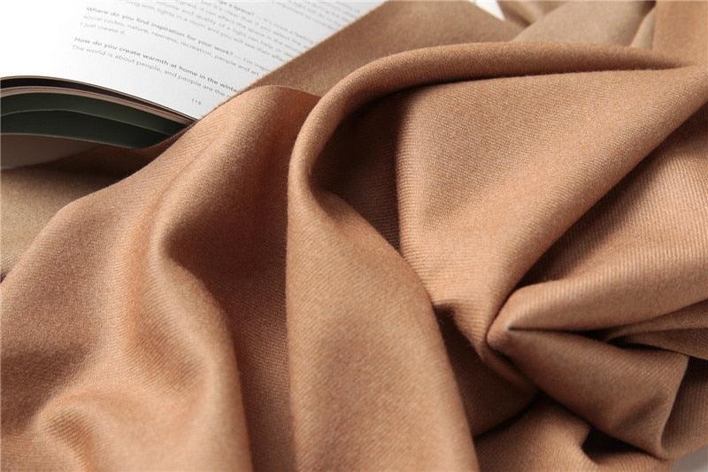 Solid Soft Cashmere Lightweight Scarf