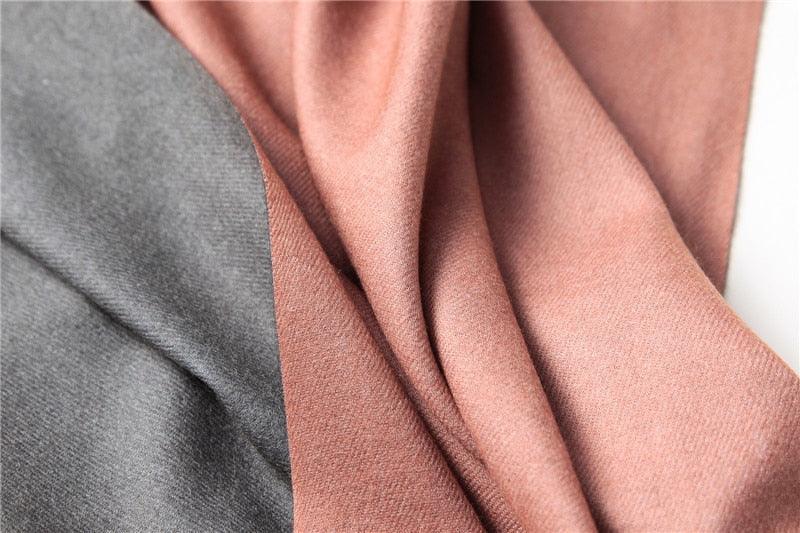 Solid Soft Cashmere Lightweight Scarf