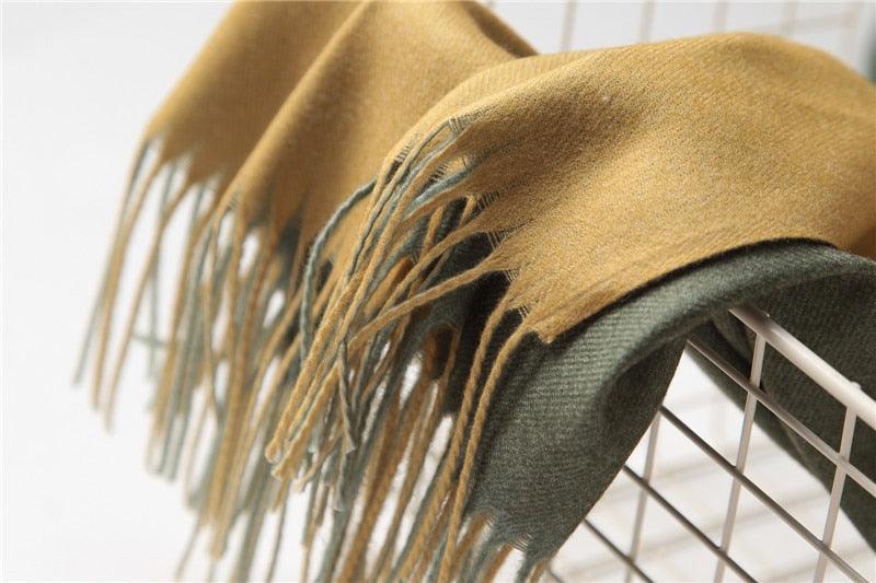 Solid Soft Cashmere Lightweight Scarf