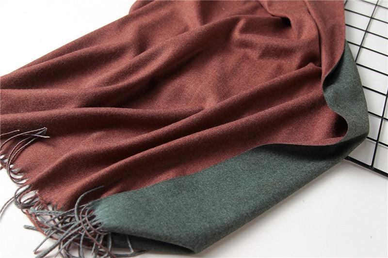 Solid Soft Cashmere Lightweight Scarf