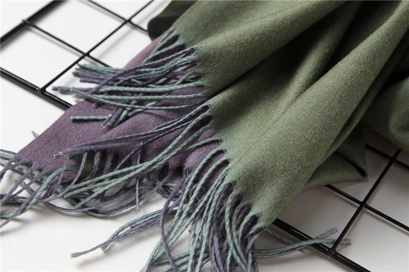 Solid Soft Cashmere Lightweight Scarf
