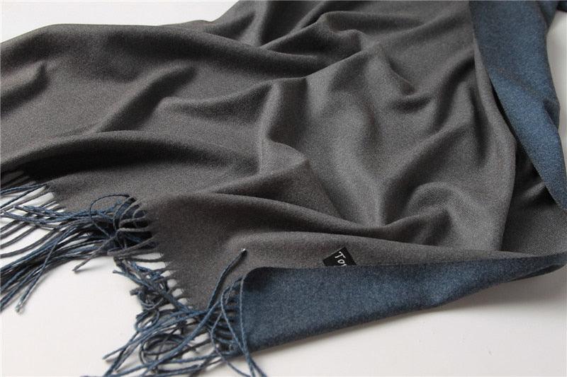 Solid Soft Cashmere Lightweight Scarf