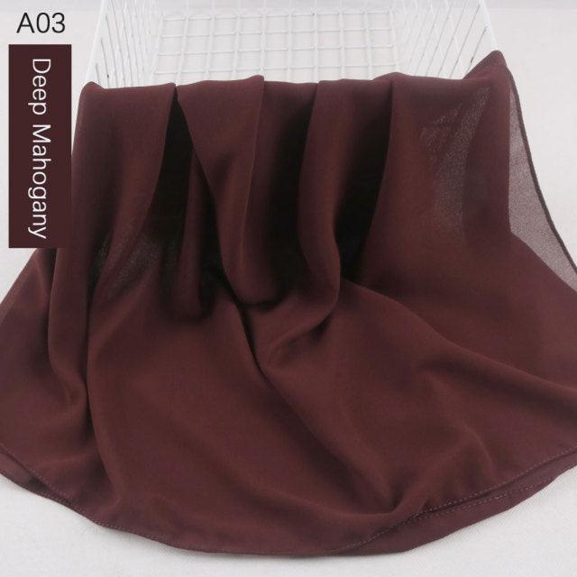 Soft & Lightweight Elegant Chiffon Scarf