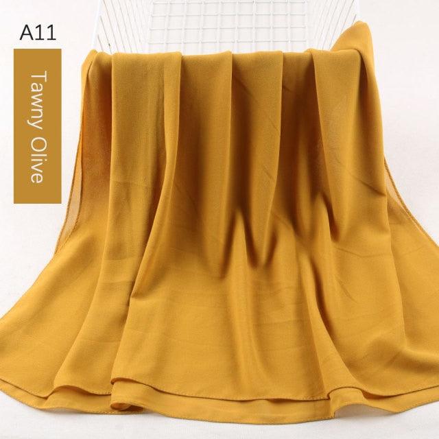 Soft & Lightweight Elegant Chiffon Scarf