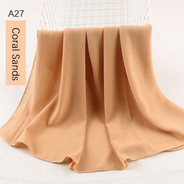 Soft & Lightweight Elegant Chiffon Scarf