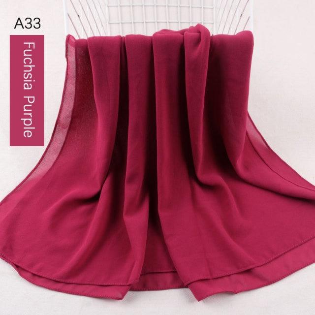 Soft & Lightweight Elegant Chiffon Scarf