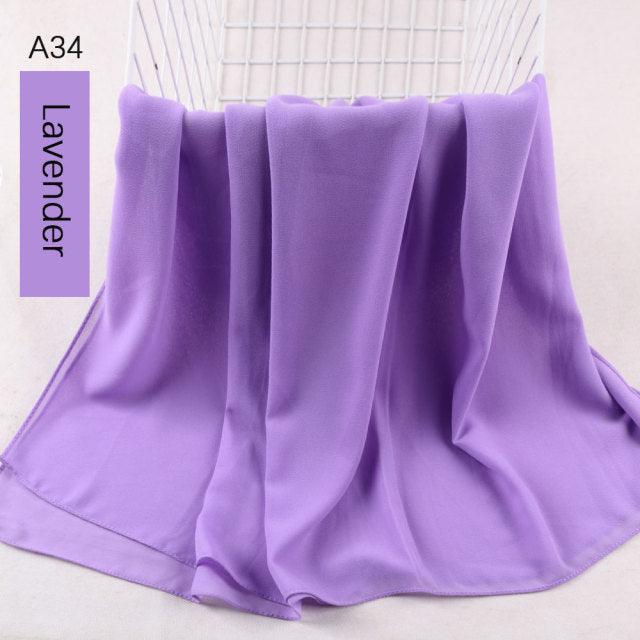 Soft & Lightweight Elegant Chiffon Scarf